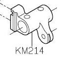 Кривошип механизма петлителя KM214 (original)