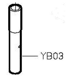 Втулка верхняя игловодителя YB03 (original)