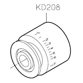 Маховик KD208 (original)